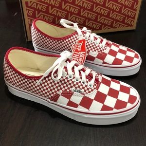 vans authentic red chili
